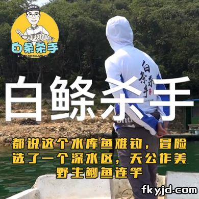 白条杀手 都说这个水库鱼难钓，冒险选了一个深水区，天公作美野生鲫鱼连竿